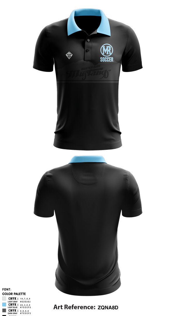 Short Sleeve Performance Polo, Mountain Range HS Girls Soccer, Women's Soccer, Teamtime, Team time, sublimation, custom sports apparel, team uniforms, spirit wear, spiritwear, sports uniforms, custom shirts, team store, custom team store, fundraiser sports, apparel fundraiser