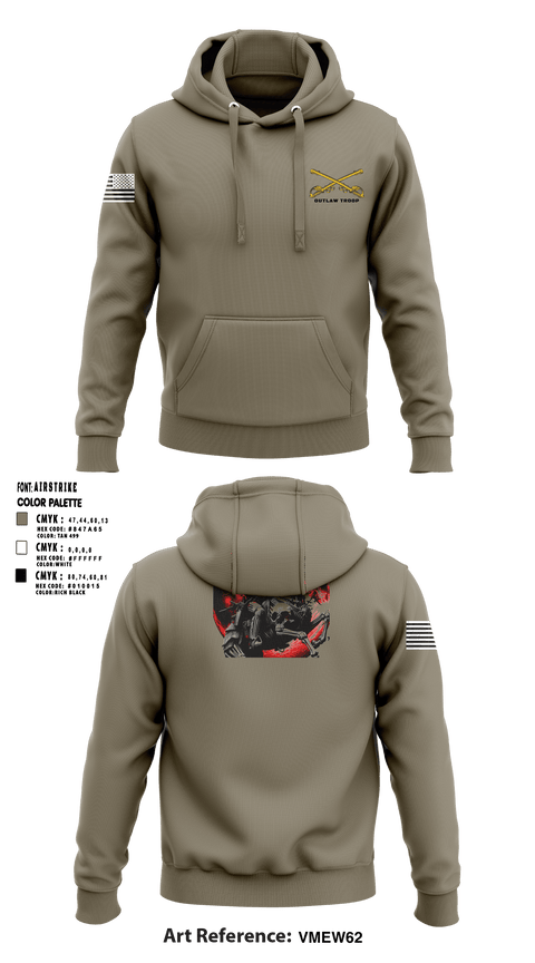 Hoodie, Outlaw troop, Army, Teamtime, Team time, sublimation, custom sports apparel, team uniforms, spirit wear, spiritwear, sports uniforms, custom shirts, team store, custom team store, fundraiser sports, apparel fundraiser