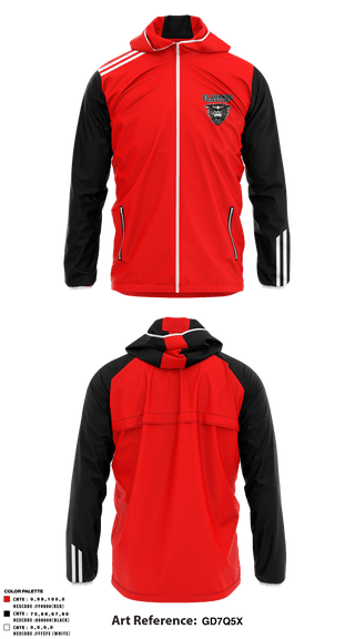 Windbreaker, El Dorado High School Wrestling, Wrestling, Teamtime, Team time, sublimation, custom sports apparel, team uniforms, spirit wear, spiritwear, sports uniforms, custom shirts, team store, custom team store, fundraiser sports, apparel fundraiser