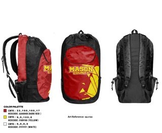 Gear Bag, Mason County Eastern High School, Spirit Store, Teamtime, Team time, sublimation, custom sports apparel, team uniforms, spirit wear, spiritwear, sports uniforms, custom shirts, team store, custom team store, fundraiser sports, apparel fundraiser