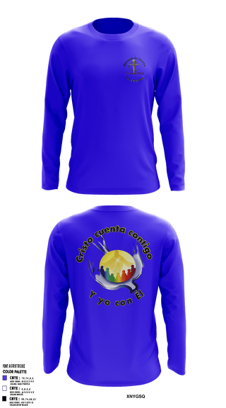 Long Sleeve Performance Shirt, CursilloCursillo, , Teamtime, Team time, sublimation, custom sports apparel, team uniforms, spirit wear, spiritwear, sports uniforms, custom shirts, team store, custom team store, fundraiser sports, apparel fundraiser
