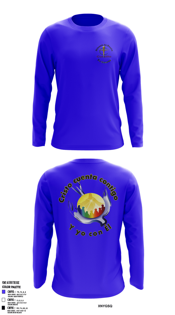 Long Sleeve Performance Shirt, CursilloCursillo, , Teamtime, Team time, sublimation, custom sports apparel, team uniforms, spirit wear, spiritwear, sports uniforms, custom shirts, team store, custom team store, fundraiser sports, apparel fundraiser