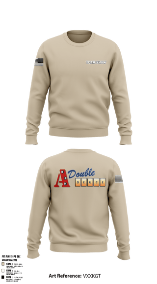 Crew Neck Sweatshirt, , Air Force, Teamtime, Team time, sublimation, custom sports apparel, team uniforms, spirit wear, spiritwear, sports uniforms, custom shirts, team store, custom team store, fundraiser sports, apparel fundraiser