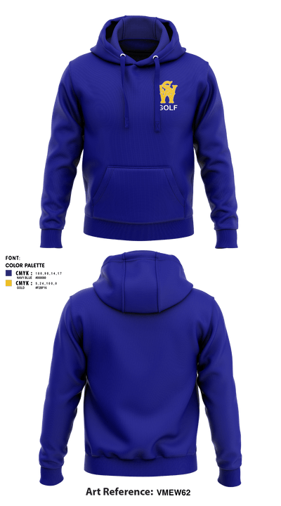 West Seattle High School Golf Team 9176643 Hoodie - 1