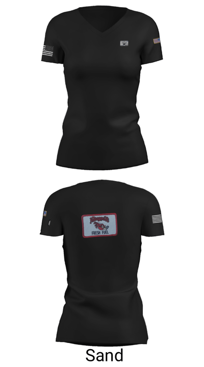 Echo pol 1/126 avn 6177830 Women's Short Sleeve V-neck Shirt - 24