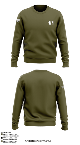 Crew Neck Sweatshirt, V1/1, Marines, Teamtime, Team time, sublimation, custom sports apparel, team uniforms, spirit wear, spiritwear, sports uniforms, custom shirts, team store, custom team store, fundraiser sports, apparel fundraiser