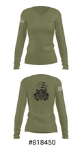 439th CEX 72519259 Women's Long Sleeve V-neck Shirt - 37