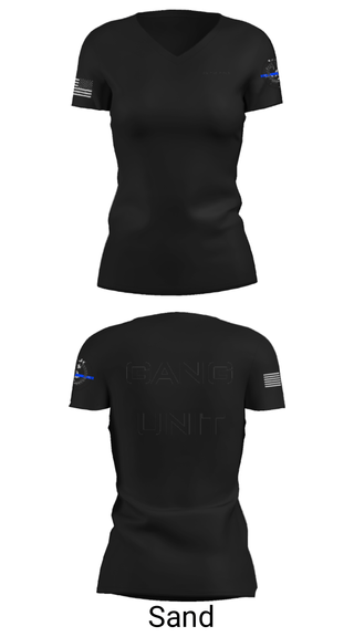 Women's Short Sleeve Vneck Shirt, , Police, Teamtime, Team time, sublimation, custom sports apparel, team uniforms, spirit wear, spiritwear, sports uniforms, custom shirts, team store, custom team store, fundraiser sports, apparel fundraiser