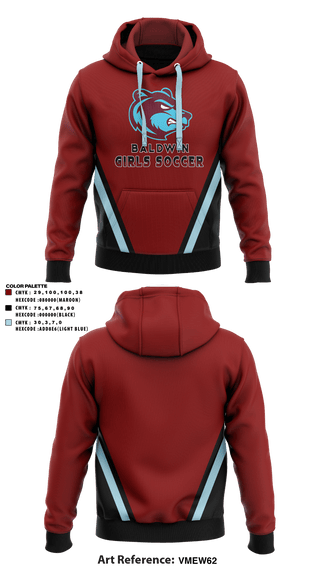 Hoodie, Baldwin High School, Spirit Store, Teamtime, Team time, sublimation, custom sports apparel, team uniforms, spirit wear, spiritwear, sports uniforms, custom shirts, team store, custom team store, fundraiser sports, apparel fundraiser
