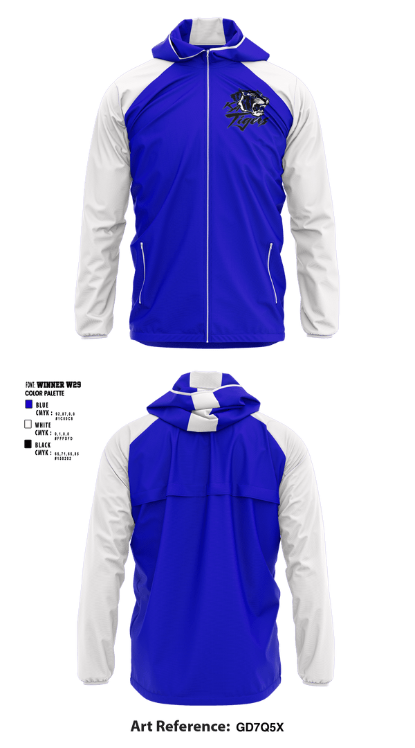 Windbreaker, Kingman Academy of Learning High School, Spirit Store, Teamtime, Team time, sublimation, custom sports apparel, team uniforms, spirit wear, spiritwear, sports uniforms, custom shirts, team store, custom team store, fundraiser sports, apparel fundraiser