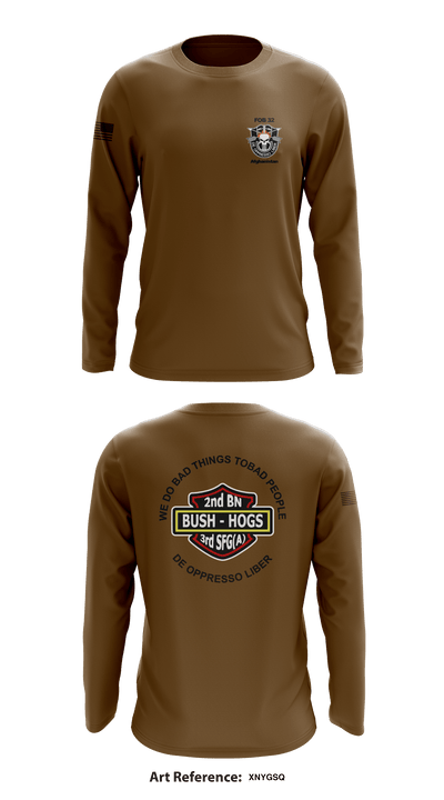 2d Battalion, 3d Special Forces Group 4124054 Long Sleeve Performance Shirt - 6