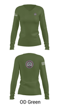 502 Widowmakers 29615097 Women's Long Sleeve V-neck Shirt - 40