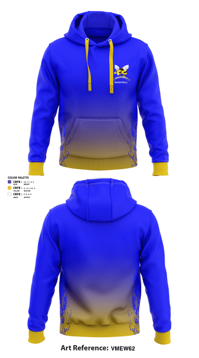Hand Middle School Basketball 63566499 Hoodie - 1