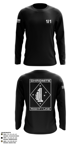 Long Sleeve Performance Shirt, V1/1, Marines, Teamtime, Team time, sublimation, custom sports apparel, team uniforms, spirit wear, spiritwear, sports uniforms, custom shirts, team store, custom team store, fundraiser sports, apparel fundraiser