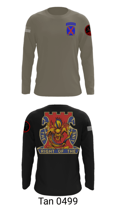 2nd battalion 14th infantry regiment 17334538 Long Sleeve Performance Shirt - 17