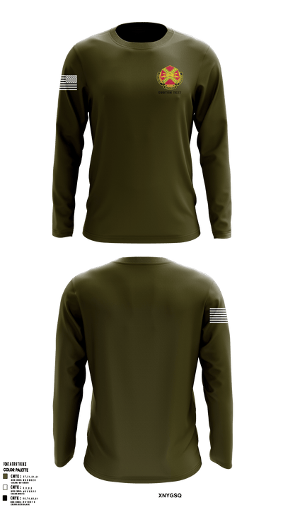 USAG Fort Sill 33635328 Long Sleeve Performance Shirt - 51