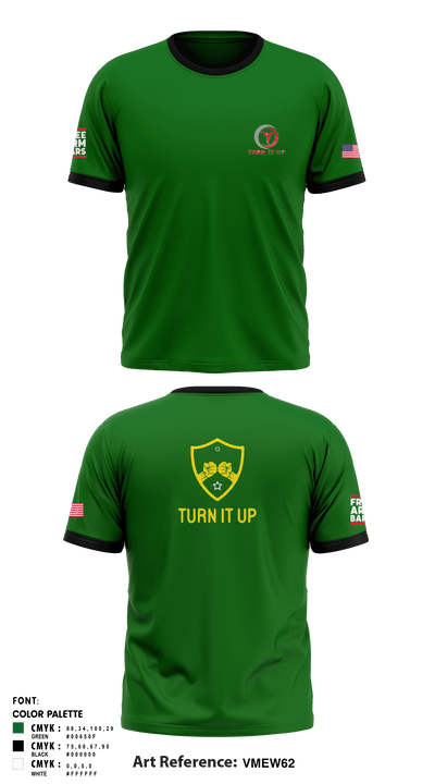 Turn It Up 82957120 Short Sleeve Rash Guard Shirt - 1
