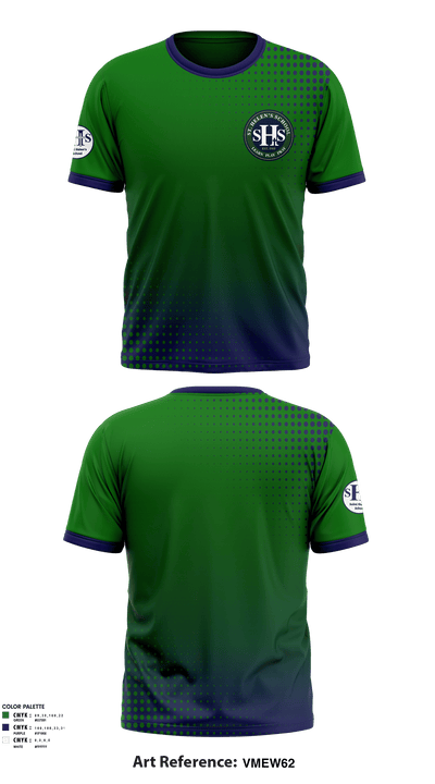 St Helens School 53240822 Short Sleeve Performance Shirt - 1