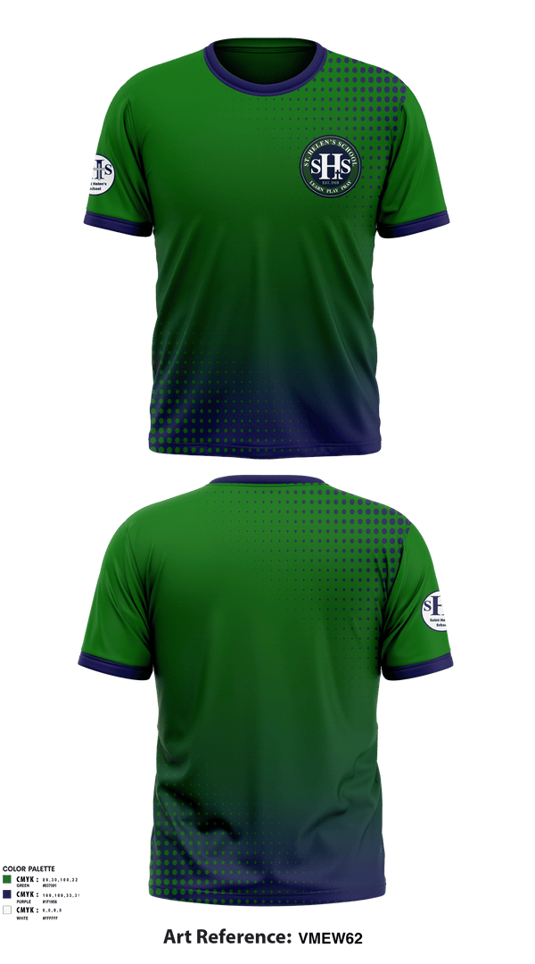 Short Sleeve Performance Shirt, St Helens School, Spirit Store, Teamtime, Team time, sublimation, custom sports apparel, team uniforms, spirit wear, spiritwear, sports uniforms, custom shirts, team store, custom team store, fundraiser sports, apparel fundraiser
