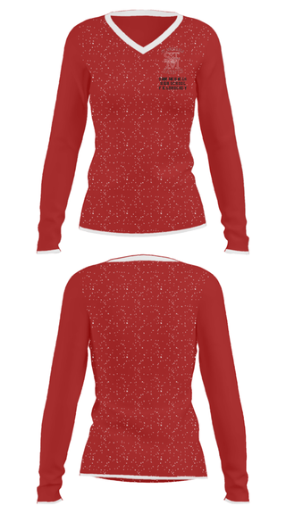 Women's Long Sleeve Vneck Shirt, Saint Michaels High School Field Hockey, Field Hockey, Teamtime, Team time, sublimation, custom sports apparel, team uniforms, spirit wear, spiritwear, sports uniforms, custom shirts, team store, custom team store, fundraiser sports, apparel fundraiser