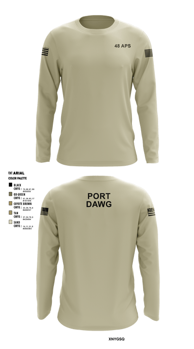 48 aps 32006617 Long Sleeve Performance Shirt - 5