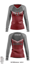 Greyhounds Badminton 55285916 Women's Long Sleeve V-neck Shirt - 36