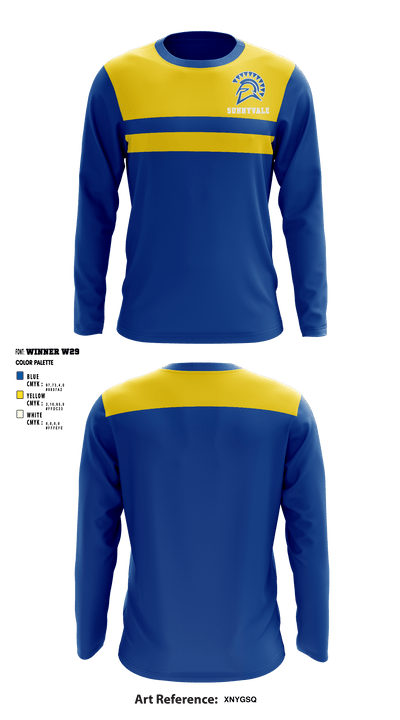Sunnyvale Middle School 15610138 Long Sleeve Performance Shirt - 2