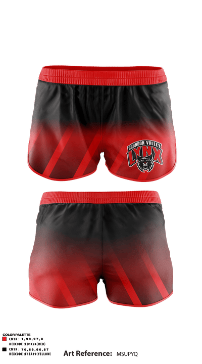 Brandon Valley High School Soccer 20358110 Womens Soccer Shorts - 1