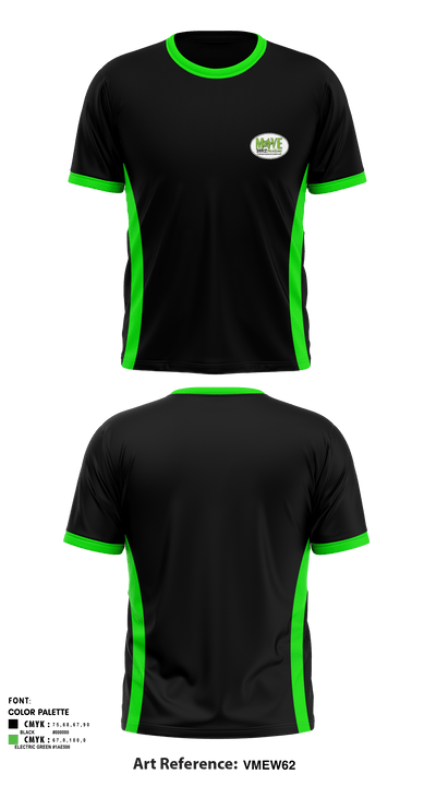 MOVE Dance Academy 42001052 Short Sleeve Performance Shirt - 1