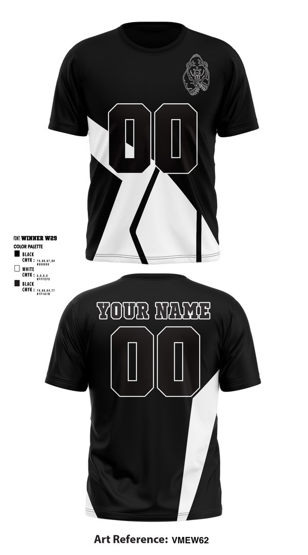Short Sleeve Performance Shirt, Black Bears, Football, Teamtime, Team time, sublimation, custom sports apparel, team uniforms, spirit wear, spiritwear, sports uniforms, custom shirts, team store, custom team store, fundraiser sports, apparel fundraiser