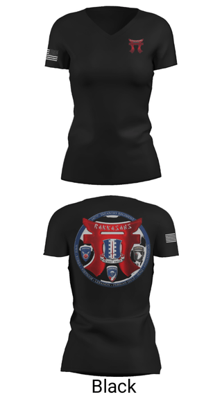 Women's Short Sleeve Vneck Shirt, , Army, Teamtime, Team time, sublimation, custom sports apparel, team uniforms, spirit wear, spiritwear, sports uniforms, custom shirts, team store, custom team store, fundraiser sports, apparel fundraiser