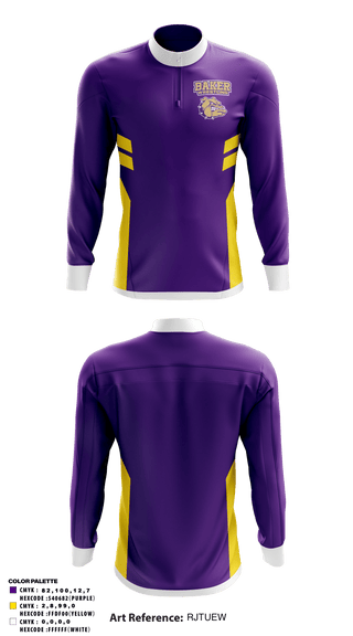 Quarter Zip Jacket, Baker Middle School Wrestling, Wrestling, Teamtime, Team time, sublimation, custom sports apparel, team uniforms, spirit wear, spiritwear, sports uniforms, custom shirts, team store, custom team store, fundraiser sports, apparel fundraiser