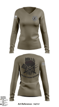 FSC 1-19th SFG(A) 54846303 Women's Long Sleeve V-neck Shirt - 57