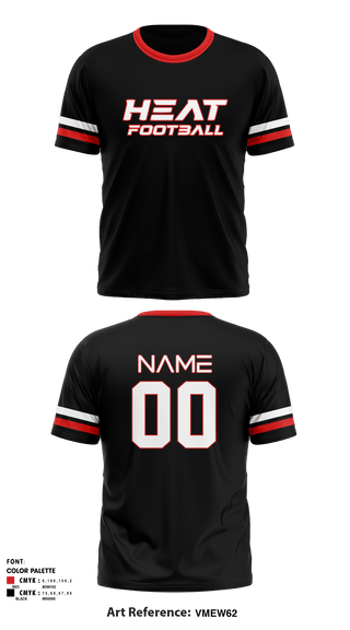 Short Sleeve Performance Shirt, Gulf Coast Heat Flag Football, Football, Teamtime, Team time, sublimation, custom sports apparel, team uniforms, spirit wear, spiritwear, sports uniforms, custom shirts, team store, custom team store, fundraiser sports, apparel fundraiser