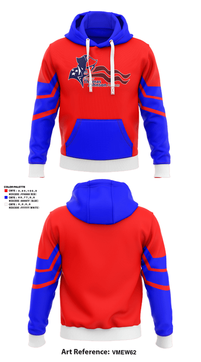 Governor Thomas Johnson High School Lacrosse 41797024 Hoodie - 1
