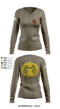 Delta Co, Dragons 16774079 Women's Long Sleeve V-neck Shirt - 2