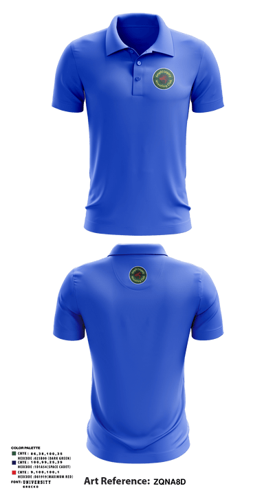 Amphi Legacy Wrestling Club 31665809 Short Sleeve Performance Polo - 6