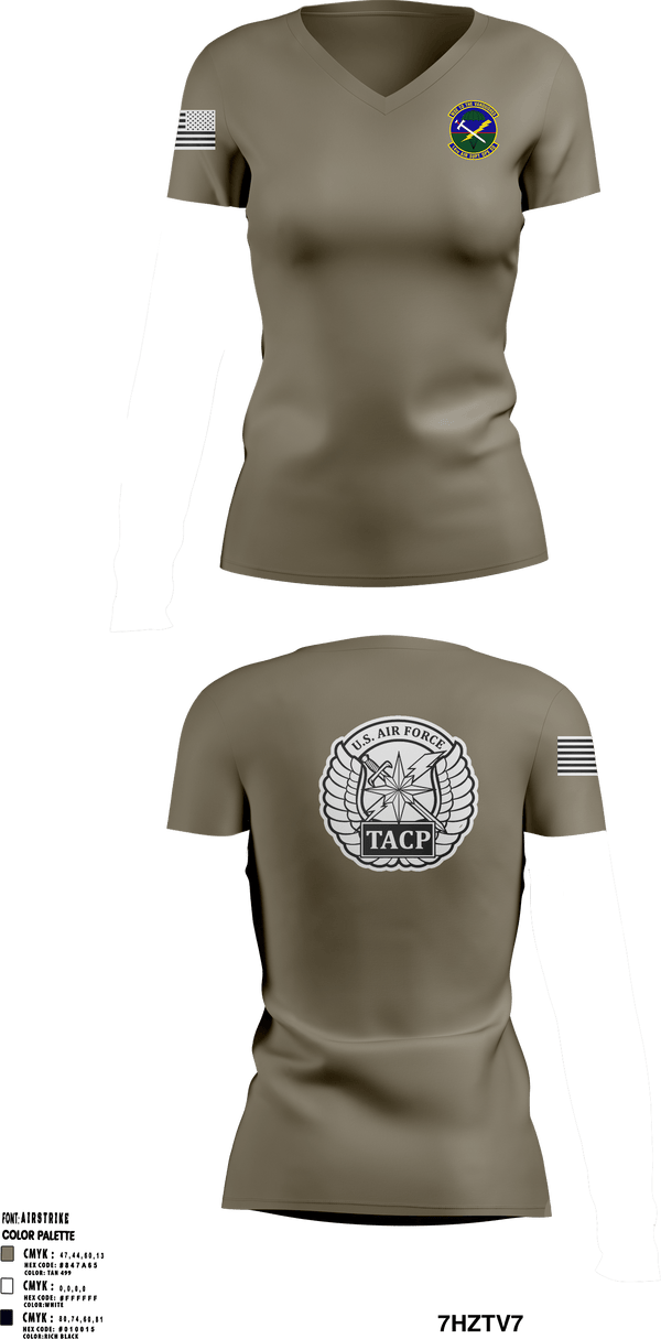 Women's Short Sleeve Vneck Shirt, , Air Force, Teamtime, Team time, sublimation, custom sports apparel, team uniforms, spirit wear, spiritwear, sports uniforms, custom shirts, team store, custom team store, fundraiser sports, apparel fundraiser
