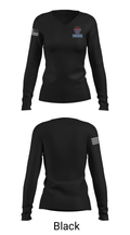 Wallis Annenberg High School 97322913 Women's Long Sleeve V-neck Shirt - 32