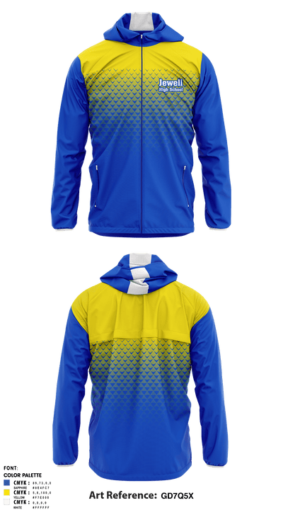Jewell High School 98009347 Windbreaker - 1