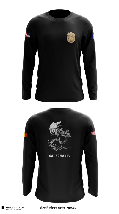 OSI Romania 97276930 Long Sleeve Performance Shirt - 1
