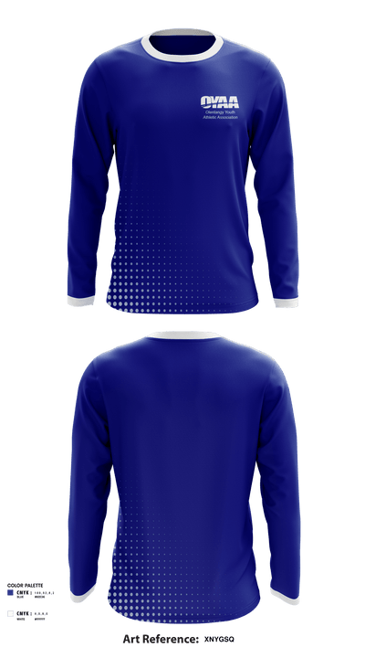 Olentangy Youth Athletic Association 53542023 Long Sleeve Performance Shirt - 1