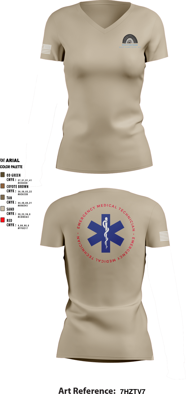 Women's Short Sleeve Vneck Shirt, , Fire Department, Teamtime, Team time, sublimation, custom sports apparel, team uniforms, spirit wear, spiritwear, sports uniforms, custom shirts, team store, custom team store, fundraiser sports, apparel fundraiser