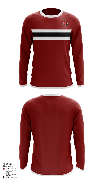 Concordia University Ann Arbor golf 5745348 Long Sleeve Performance Shirt - 1