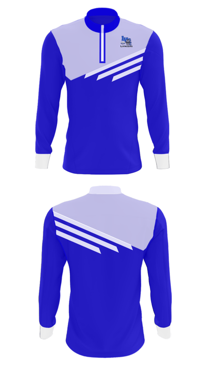 LaVille Senior High School Basketball 49291850 Quarter Zip Jacket - 28