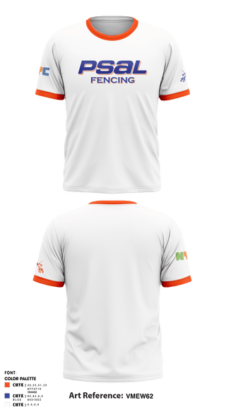 Short Sleeve Performance Shirt, PSAL Fencing, Spirit Store, Teamtime, Team time, sublimation, custom sports apparel, team uniforms, spirit wear, spiritwear, sports uniforms, custom shirts, team store, custom team store, fundraiser sports, apparel fundraiser