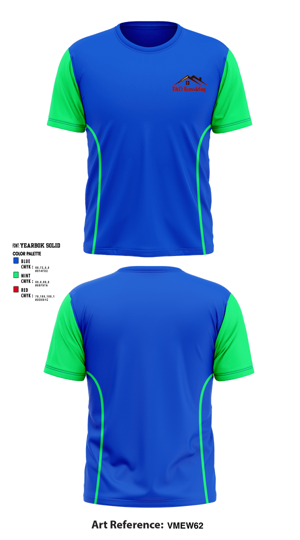 Short Sleeve Performance Shirt, E&D Remodeling and Siding LLC, , Teamtime, Team time, sublimation, custom sports apparel, team uniforms, spirit wear, spiritwear, sports uniforms, custom shirts, team store, custom team store, fundraiser sports, apparel fundraiser