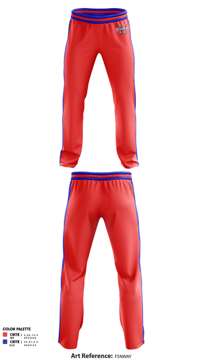 William Henry Harrison High School Cheer 60783078 Sweatpants - 1