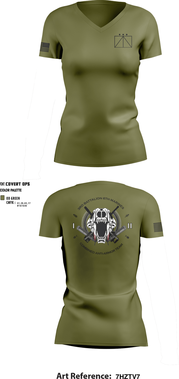 Women's Short Sleeve Vneck Shirt, , Marines, Teamtime, Team time, sublimation, custom sports apparel, team uniforms, spirit wear, spiritwear, sports uniforms, custom shirts, team store, custom team store, fundraiser sports, apparel fundraiser