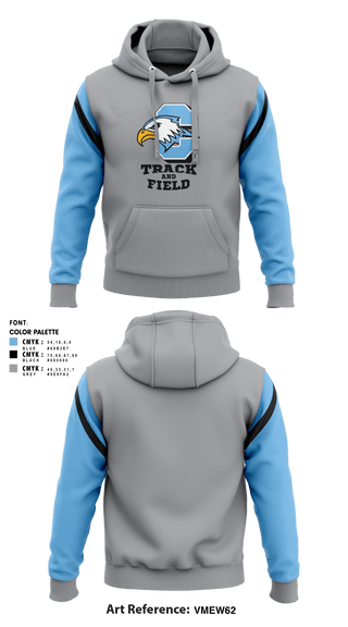 Hoodie, Grand Rapids Christian Eagles, Track & Field, Teamtime, Team time, sublimation, custom sports apparel, team uniforms, spirit wear, spiritwear, sports uniforms, custom shirts, team store, custom team store, fundraiser sports, apparel fundraiser